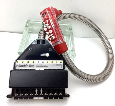 ✅ WUNDER-BAR COCA-COLA 10 BUTTON SODA GUN FOR SODA SYSTEM MODEL M4- 10620RSF3 - Image 1 of 4