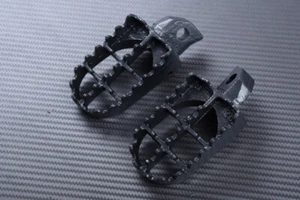 Left & Right Front Wide Footrest Foot Pegs KAWASAKI KX 250 1991-1996 - Picture 1 of 3