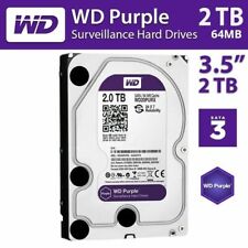 WD Purple 2TB Surveillance Hard Disk 5400 RPM Class SATA 6 Gb 64MB 3.5 Inch DVR