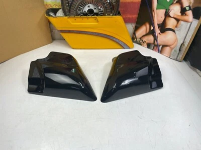 🔥OEM Harley 09-23 Road Glide Ultra Electra Glide Black Side Covers Fairings🔥 - Image 1 of 4