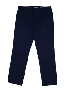 DL1961 Mens Peacoat Blue 5 Pocket Stretch Ivan Slim Chino Pants Trousers 35 x 32 - Picture 1 of 13