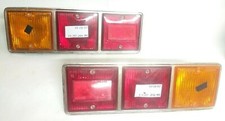 Feux Fiat 132 I Série 1 GLS Paire Arrière Stars Original Complet (Italy)
