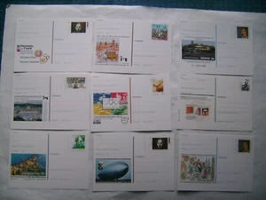 9 seltene Bildpostkarten BRD - postfrisch - 1983-96 - Bild 1 von 1