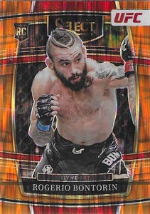 Rogerio Bontorin Rookie UFC Orange Flash Select 2022 (7157)