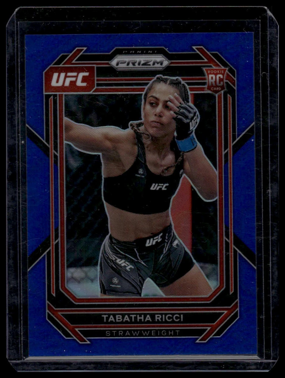 2023 Panini Prizm UFC #108 Tabatha Ricci Blue Prizms #/175