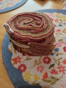 "A Yuletide Blessing" Jelly Roll By Fig Tree (42-2.5" Strips, Moda) - Picture 1 of 8