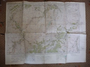 OS Map Sheet 38 1926 War Office 1938 cloth bk GRANTOWN-on-SPEY & STRATH DEARN U3 - Picture 1 of 5