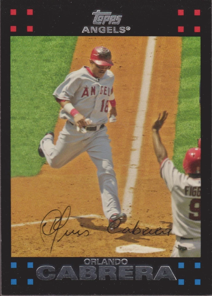 2007 Topps #546 Orlando Cabrera Anaheim Angels Baseball Card - Image 1 of 1