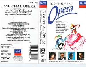 ESSENTIAL OPERA * DECCA * Pavarotti * Te Kanwa * Caballe * Audio Cassette - Picture 1 of 2