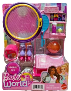 Barbie World Sporty Set Rollerblade, Baloncesto, Tenis Juego 3+ - Imagen 1 de 4