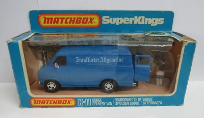 MATCHBOX Superkings K11 Dodge Van "Franffurter Allgemeine" Edición Alemana - MiB Foto 1 de 4