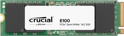 Crucial E100 480GB PCIe 4.0 Gen4 2280 NVMe M.2 Internal SSD CT480E100SSD8 - Image 1 of 4
