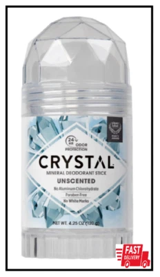 CRYSTAL Mineral Deodorant Stick 24Hr Odor Protection, Unscented, 4.25 oz - Image 1 of 3