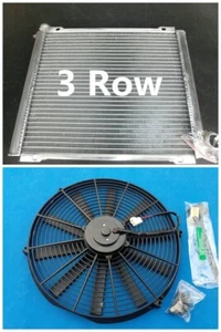 3 Row Radiator+Fan For Can-Am Outlander Max/Renegade 450/500/650/800/1000 12-19 - Picture 1 of 6