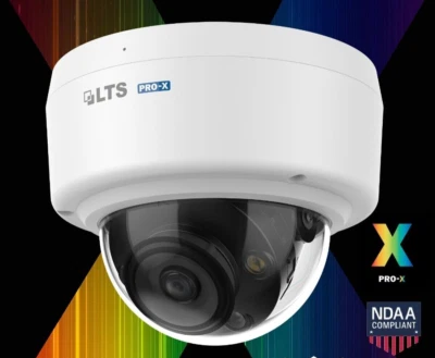 CMIP7C82W-28MDA Lts w/ audio IP PoE Camera h1 Platinum 8 MP Color 24/7 Dome - Image 1 of 4