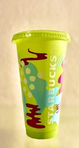NEW! Starbucks Summer 2024 UV Color Changing Reusable Cold Cup With Lid 24 Oz - Picture 1 of 4