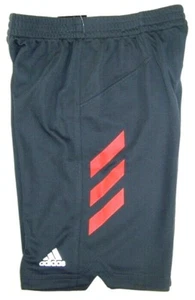 ADIDAS Little Boy's Size 4 Athletic Mesh Shorts NWT Gray - Picture 1 of 6