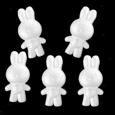 5pcs  Shaped Styrofoam Foam Ornaments for DIY Modelling Craft 14cm - Image 1 of 4