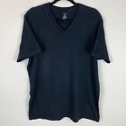 Calvin Klein V Neck Short Sleeve Black T-Shirt Tee Size Large L