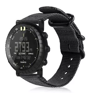 For Suunto Core Watch Band Premium Woven Nylon Sport Strap with Metal Buckle - Picture 1 of 11
