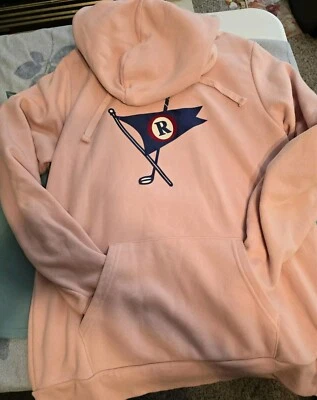 Red Jacket Men's Golf Hoodie Pennant Logo Pink - Oversized Small - Image 1 of 4