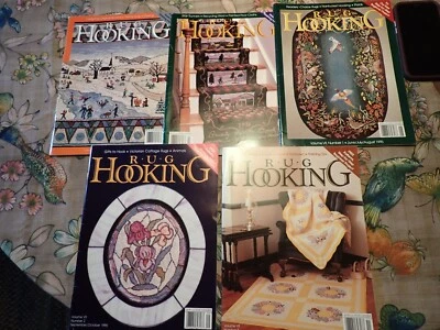 Lot of 5 Issues of Rug Hooking Magazine  all from 1995 - Image 1 of 4