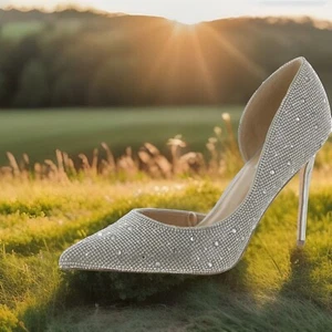 Steve Madden 11M USA Teeno Bling Glam D'Orsay Stiletto Heels 9UK 43EU runs small - Picture 1 of 14