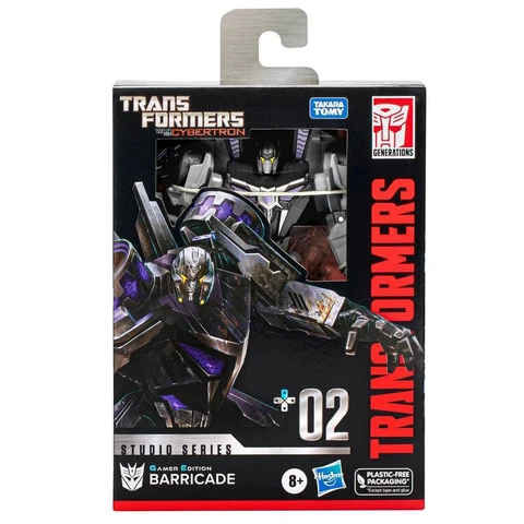 Transformers Studio Series Deluxe 02 Gamer Edition War For Cybertron Barricade Cover