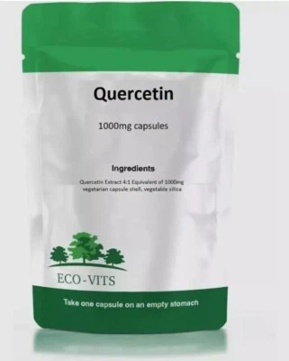 Quercetin 1000mg Capsules – Powerful Antioxidant & Immune Support - Image 1 of 2
