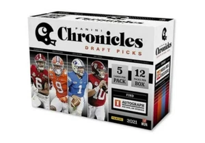2021 Panini Chronicles NFL Draft Picks Football Mega Box Sealed - 1 AUTO PER BOX - Picture 1 of 3