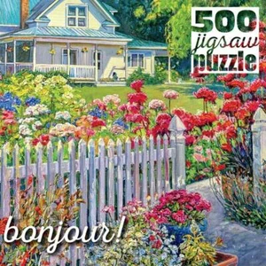 Buffalo Games Fenceline Garden puzzle 500 pezzi di John Burrow - Foto 1 di 4