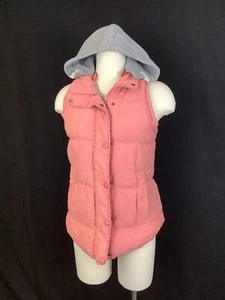 Puffer Vest Hooded Pink Youth No Size Large Youth KZ XUAN Fashion Classic - Picture 1 of 10