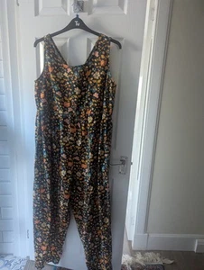 Lucy & Yak Sophia Soft Needlecord Bowie Jumpsuit UK Size 18 - Picture 1 of 2
