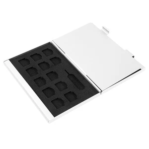 Aluminum Alloy SIM Cards Case Mini SIM Cards Slots Storage Case sim cards case - Picture 1 of 12