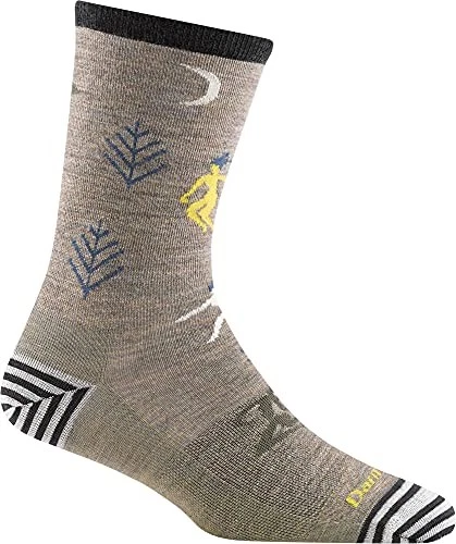 Darn Tough 6052 Dark Oatmeal Women's Sisterhood Crew Lightweight Lifestyle Sock - Image 1 of 1