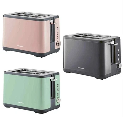 Silvercrest Pink Grey Or Green 2-Slice Toaster 850w - Image 1 of 4
