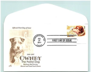 S05-1906, OWNEY, THE POSTAL DOG, **ARTCRAFT FDC - Picture 1 of 2