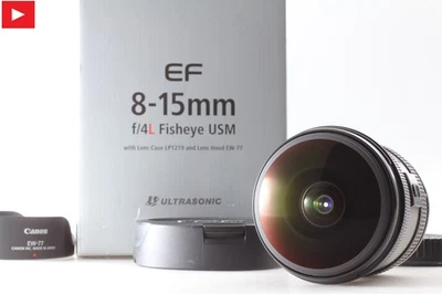 【Near MINT++ in Box Hood】 Canon EF 8-15mm f/4 L Fisheye USM Lens from JAPAN - Image 1 of 4