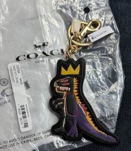 Coach x Jean Michael Basquiat Rexy Taschenanhänger Neu mit Etikett - Bild 1 von 5