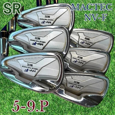 MACTEC MacGregor NV-F Irons #5-9,Pw(6Clubs)/MN-5154 Carbon/Flex:Stiff Regular - Image 1 of 4