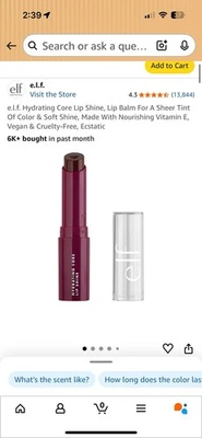 e.l.f. ELF Tinted Lip Oil   Berry Kiss Full Size Sealed NEW - Image 1 of 2