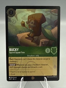 Bucky Eichhörnchen Quietschen Tutor Folie Promo 15/P1 Disney Lorcana - Bild 1 von 3