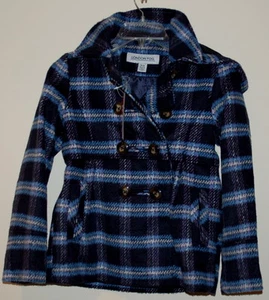 NEW GIRLS LONDON FOG Winter Fall Coat Jacket 7 8 PLAID - Picture 1 of 2