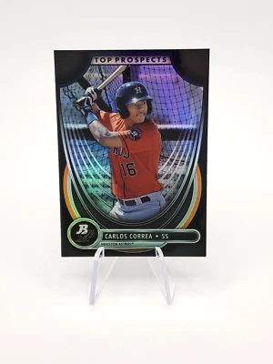 2103 Bowman Platinum Top Prospects #TP-CC Carlos Correa - Image 1 of 2