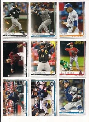 2019 Topps Baseball Trading Cards Update Series / Pick / Choose From List / mb40 - Image 1 of 4