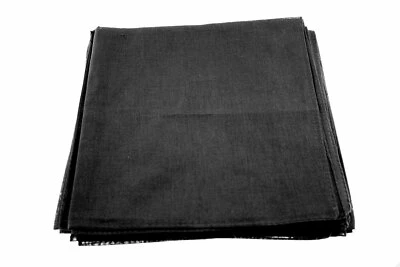 Zac's Alter Ego® Plain Bandana, Neckerchief 100% Cotton