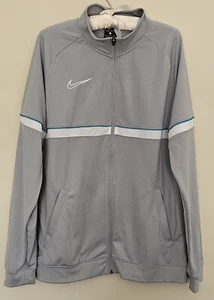Nike - Dri Fit - Academy - Track - Jacket - Gtey - White - LARGE - Picture 1 of 5