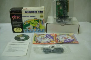 DataBridge Elite - 56K Dial-Up Computer PC Internal Data Fax Modem Card PCB I101 - Picture 1 of 22