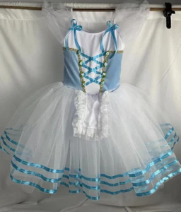 Disfraces Largos de Ballet Verde Romántico Tul Vestido Niñas Escenario Actuación - Imagen 1 de 7