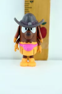 Figura Bluey Pony Lady - Biscotti Saoirse - monouso con cappello da cowboy e marsupio rosa - Foto 1 di 4